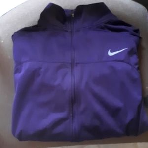 Womens purple nike dri fit jacket